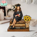 Personalized Graduation Wooden Block, Custom Name Grad Gift, Class of 2026 Keepsake